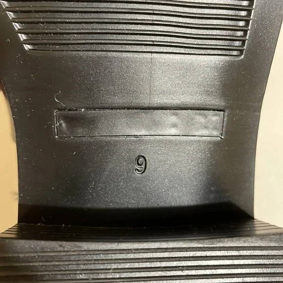 Kate Spade Sedgwick Black Rubber Rain Ankle Boots Size 9 - Picture 13 of 16